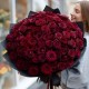 Букет 101 бордовая роза