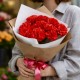Букет 11 алых гвоздик