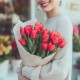 Букет 15 красных тюльпанов