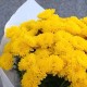 Букет 3 желтые кустовые хризантемы