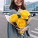 Букет 3 желтые розы