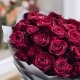 Букет 35 бордовых роз
