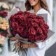 Букет 45 бордовых роз