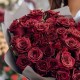 Букет 45 бордовых роз