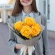 Букет 5 желтых роз