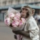 Букет 7 розовых пионов