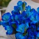 Букет 7 синих альстромерий