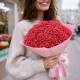 Букет 9 красных гипсофил