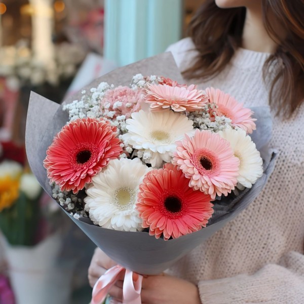 Монобукет из гербер Монобукет из гербер