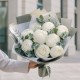 Букет Пионы белые 9 штук