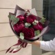 Букет 5 пионов сорта Ред Пиано
