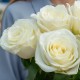 Букет белые розы 5 шт.