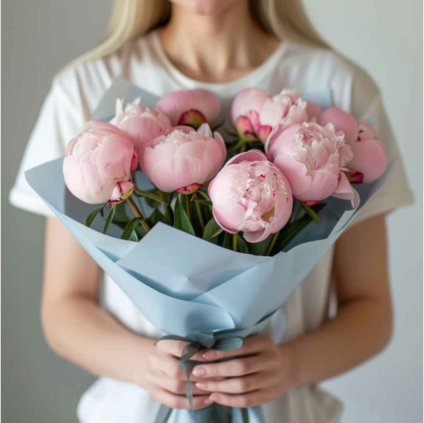 11 пионов Сара Бернар