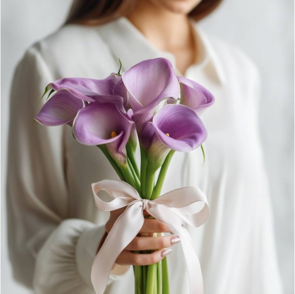 7 сиреневых калл